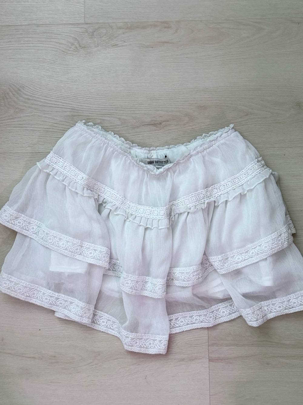 Urban Outfitters Lace-Trim Skirt